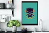 MuchoWow® Gerahmtes Poster Roboter - Gesicht - Antenne - Produktbild-Vorschau 3