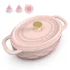 Casserole en fonte (7,1 litres), forme ovale, incluant des Voir les images du produit 1