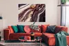 MuchoWow® Poster Marmor - Rosa - Gold - Glitzer - Produktbild-Vorschau 2
