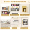 COSTWAY Cucina per bambini, cucina giocattolo con luci, Anteprima dell’immagine prodotto 5