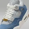 Nike Jordan 4 Retro TEX "Denim Worn Blue" Blau, Größe: 43 Produktbild-Vorschau 7