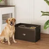 PawHut hondenvoerbak, 2 liter, verhoogde voerbak met lade, Productafbeelding-voorbeeld 2