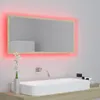 vidaXL Lustro łazienkowe LED dąb sonoma 100x8,5x37 cm Podgląd zdjęcia produktu 2