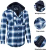 ASKSA Hommes Chemise d'hiver Doublure Chemise à carreaux Voir les images du produit 3