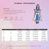 Galaktisches Damen Space Girl Kostüm – Gr. L - Metallic Produktbild-Vorschau 4
