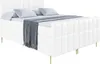 ALTDECOR Boxspringbett mit Gold Füßen, Matratze und Produktbild-Vorschau 2