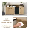 STILVORA Sideboard mit drei Türen und drei Schubladen, Produktbild-Vorschau 4