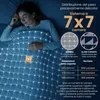 Coperta pesata ELONEO 155x220 cm con 9 kg, coperta pesata Anteprima dell’immagine prodotto 4