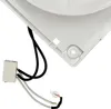 Close-up of electrical components and wiring attached to a white plastic housing. Anteprima dell’immagine prodotto
