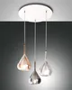 Fabas Luce Pendelleuchte Lila E27 Ø500mm Bernstein Produktbild-Vorschau 5