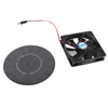 A solar panel and a fan are shown on a white background. Produktbild-Vorschau