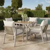 Garten-Essgruppe 5-teilig, Sitzgruppe mit WPC-Tischplatte & Produktbild-Vorschau 2
