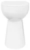 vidaXL Randloses WC 7 cm Extra Höhe Soft-Close Keramik Weiß Produktbild-Vorschau 4