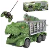 WOOPIE Diaľkovo ovládané autíčko RC dinosaurus – zelené + Náhľad obrázku produktu 1