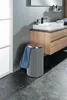 Wäschesammler-Set 2-teilig - Grau - Edelstahl - 37 Liter - Produktbild-Vorschau 2