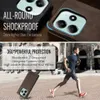 Collage of product shots and lifestyle image of a person running. Produktbild-Vorschau