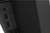A close-up view of the ports on the side of a black electronic device. Produktbild-Vorschau
