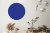 MuchoWow® Rundes Wandbild - Runde Bilder Blau - Einfarbig - Produktbild-Vorschau 2
