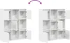 vidaXL Bibliothèque blanche 89x24x101,5 cm Bois composite Voir les images du produit 7