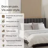 AREBOS Chêne Panneaux acoustiques 120x60 - Jeu de 4 Voir les images du produit 3
