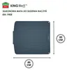A gray silicone drying mat for dishes, with dimensions indicated. Náhľad obrázku produktu