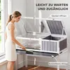 PawHut – drewniany domek dla żółwi z wybiegiem i głównym Podgląd zdjęcia produktu 5