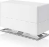 A white humidifier with a gray base is shown on a white background. Produktbild-Vorschau