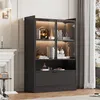 MODFU Vitrine Élégante avec Éclairage LED et USB - Meuble Voir les images du produit 1