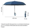 Automatischer Faltregenschirm mit Karabiner-Griff – Produktbild-Vorschau 3