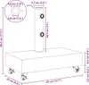 vidaXL Portaombrelli nero 45x25x8 cm granito Anteprima dell’immagine prodotto 14