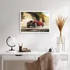 Poster - Poster ohne Rahmen - Mg Rot Auto - 70x50 cm - Wand Produktbild-Vorschau 5