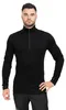 Smartwool Baselayer da uomo in Lana 25" con zip 1/4, nero S Anteprima dell’immagine prodotto 2