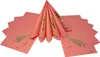 A set of pink napkins and a garland with a school cone design, arranged on a white background. Produktbild-Vorschau