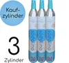 3er Pack CO2-Zylinder 425g (60L) Universalzylinder für Produktbild-Vorschau 1