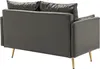 Sofa 'Sysmä' 2-osobowa rozkładana z poduszkami Podgląd zdjęcia produktu 7