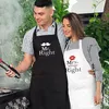 Poliestrowy zestaw fartuchów dla par w kolorze czarnym i Podgląd zdjęcia produktu 3
