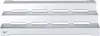 A stainless steel grill burner cover with multiple slots. Produktbild-Vorschau