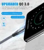 2 Stück 2m USB C Kabel 3.1A Nylon Schnellladung für iPhone Produktbild-Vorschau 3