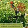 Wetterhahn für Garten Wetterfahne aus Kunststoff Bunt Produktbild-Vorschau 2