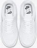 A top-down view of a pair of white Nike Air Force 1 Shadow sneakers. Produktbild-Vorschau
