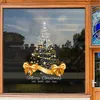 GKA XL Fensterbild goldener Weihnachtsbaum mit Sternen und Produktbild-Vorschau 3