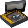 Boîte cadeau laminée 180 x 180 x 40 mm, noire Voir les images du produit 5