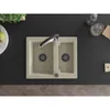 Mexen Carlos 1-Becken-Granit-Spüle mit Mischbatterie Aster, Produktbild-Vorschau 4