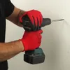Polyester-Latex-Handschuhe Gnylex (Rtela) Rot-Schwarz Produktbild-Vorschau 11