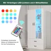 Merax Vitrinenschrank, H 182 x B 59,5 x T 35 cm, Weiß, Produktbild-Vorschau 2