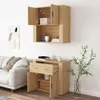 vidaXL Highboard Sonoma Dubové drevo Materiál Náhľad obrázku produktu 5