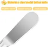 2er Set Buttermesser aus Edelstahl, Käsestreicher mit Produktbild-Vorschau 3