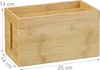 relaxdays Kabelbox Bambus Produktbild-Vorschau 3