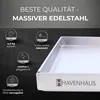 HAVENHAUS Plancha Grillplatte Edelstahl [40x30cm] | Massive Produktbild-Vorschau 2