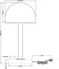 LED stolová lampa BERLIN 4 W 350 lm 3000 K matný nikel Náhľad obrázku produktu 11